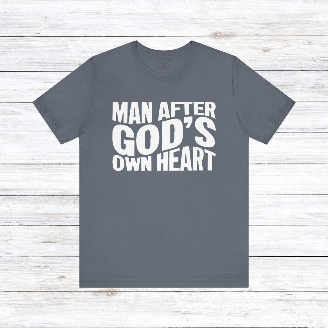 Man After God Unisex T-Shirt T-Shirt Steel Blue S 