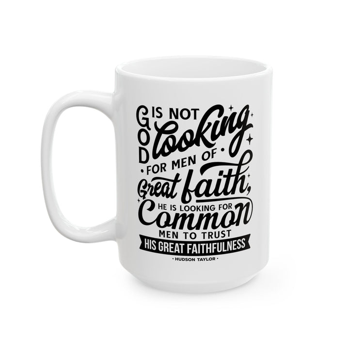 Christian Coffee Mug Common Men Ceramic Mug   