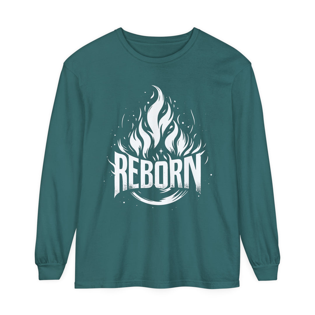 Reborn Long Sleeve Shirt Long-sleeve Blue Spruce S 