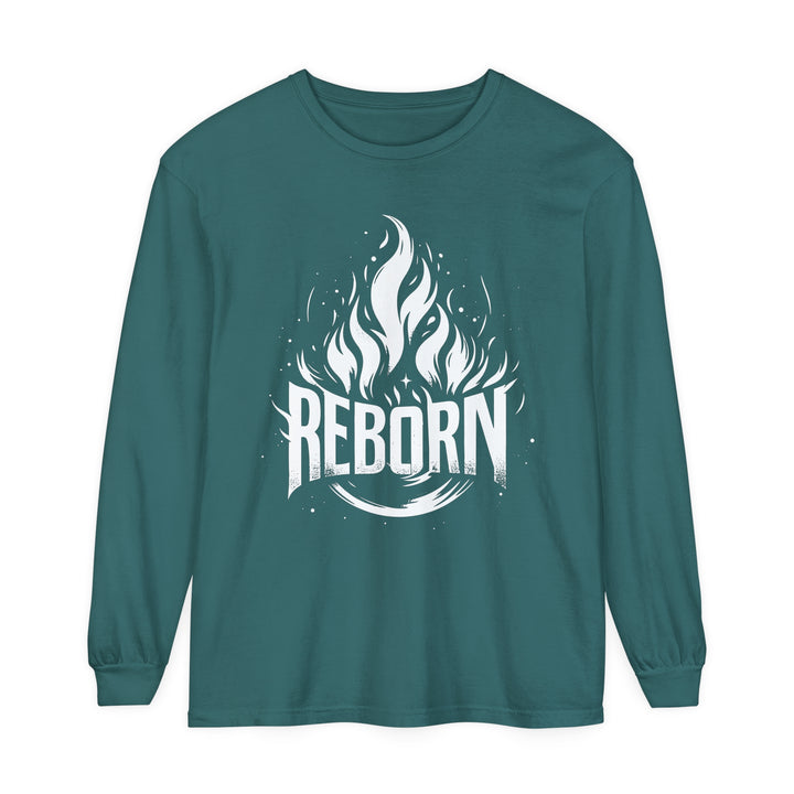 Reborn Long Sleeve Shirt Long-sleeve Blue Spruce S 