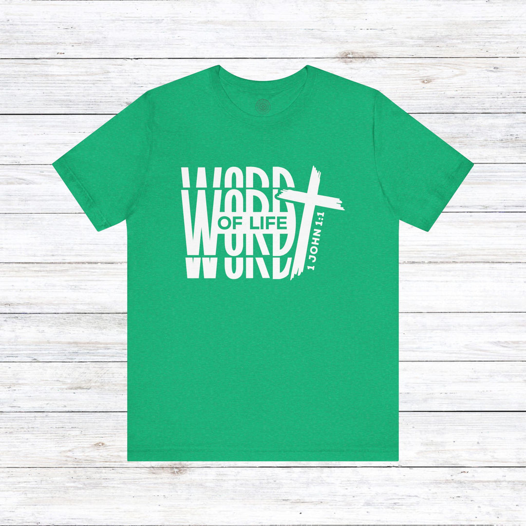 Word of Life Unisex T-Shirt T-Shirt Heather Kelly S 