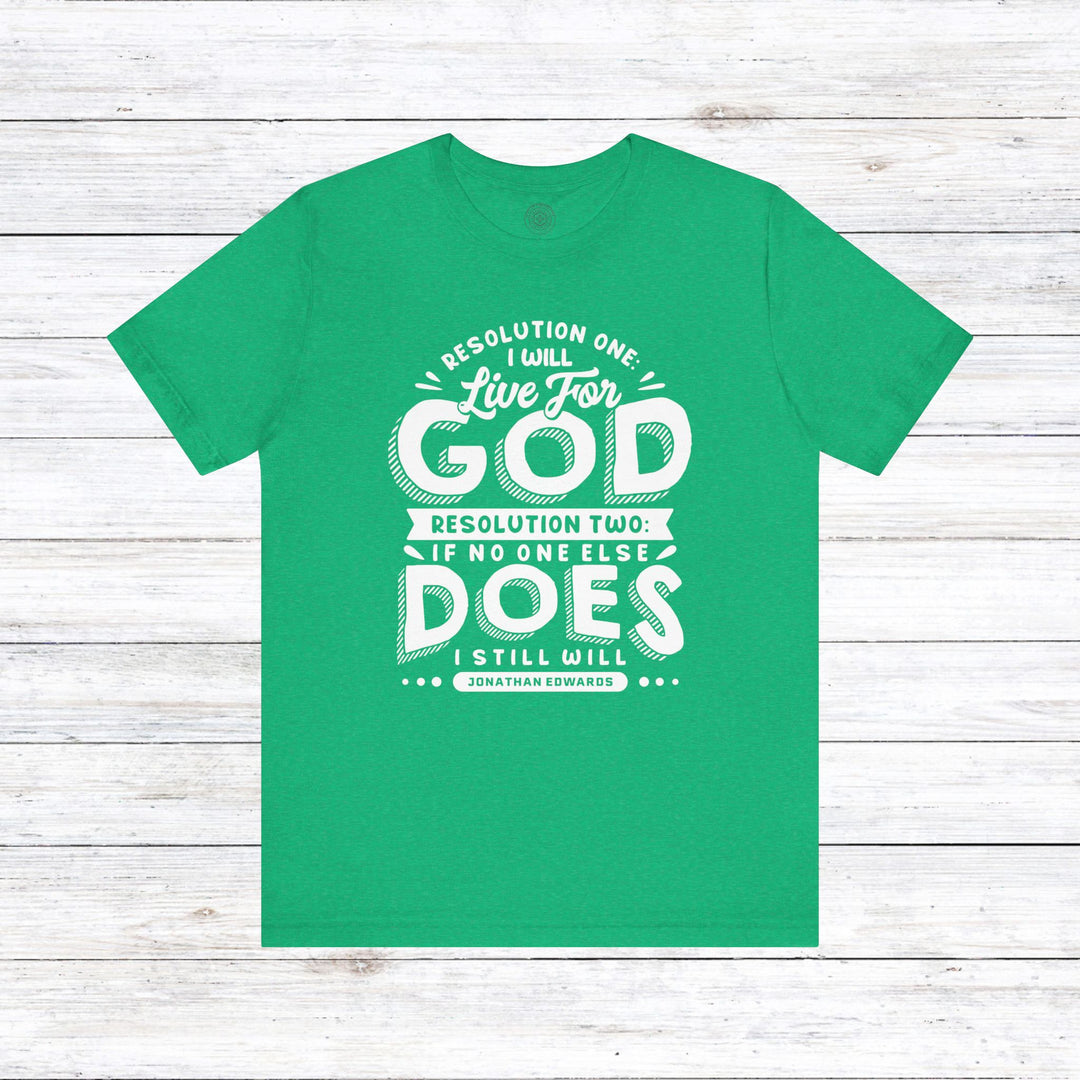 Live For God Unisex T-Shirt T-Shirt Heather Kelly S 