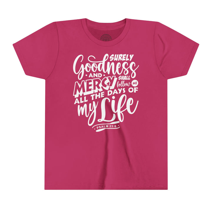 Goodness and Mercy Youth T-shirt Kids clothes Berry S 