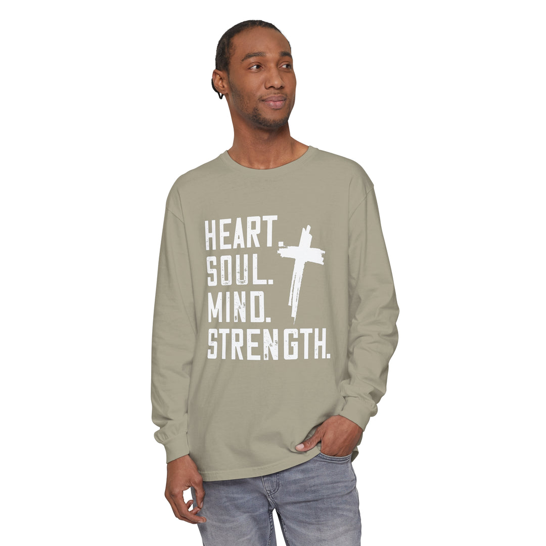 Heart Soul Mind Strength Long Sleeve Shirt Long-sleeve   