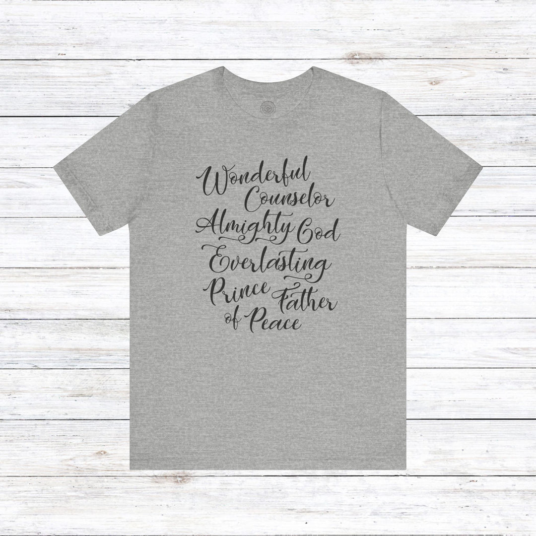 Wonderful Counselor Unisex T-Shirt T-Shirt Athletic Heather S 