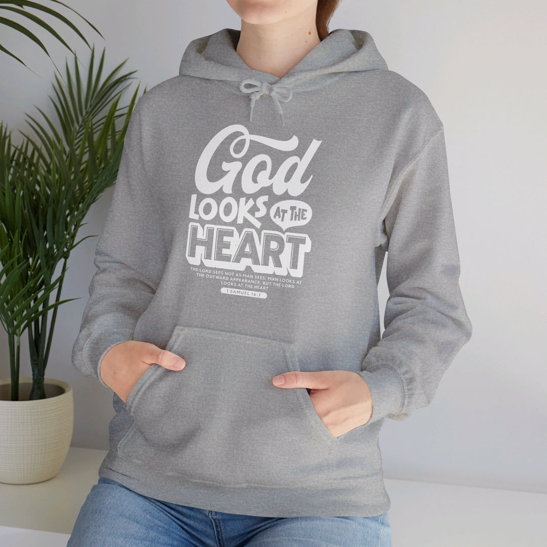 God Looks At Heart Hoodie Hoodie   