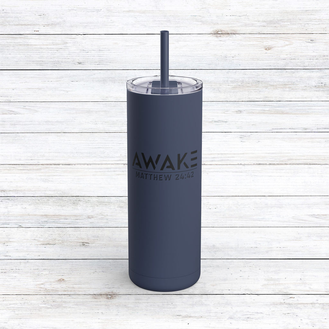 Christian Tumbler Awake Mug Indigo 20oz Matte