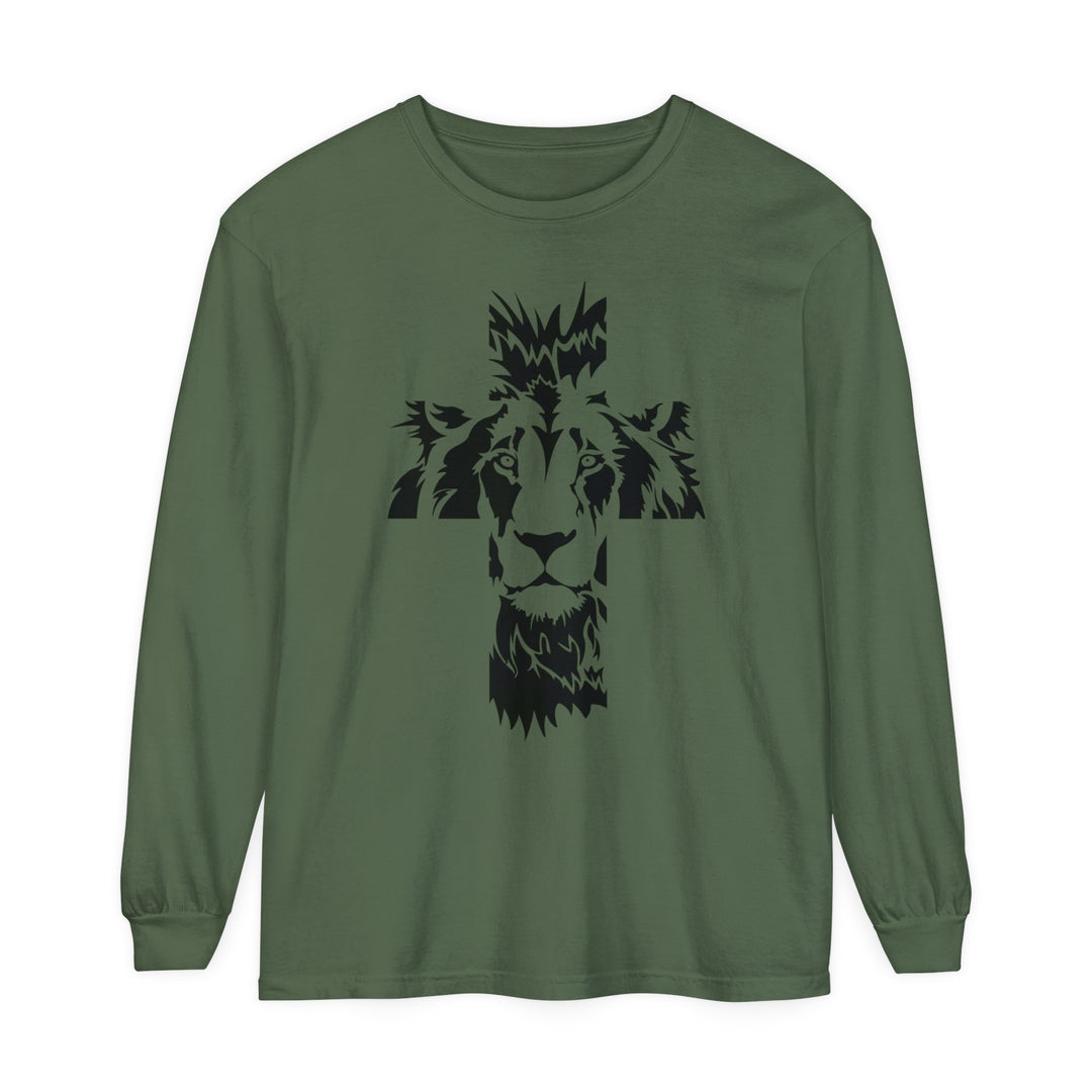 Aslan Cross Long Sleeve Shirt Long-sleeve Hemp S 