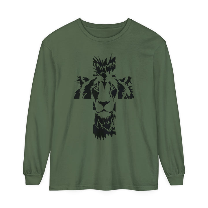 Aslan Cross Long Sleeve Shirt Long-sleeve Hemp S 