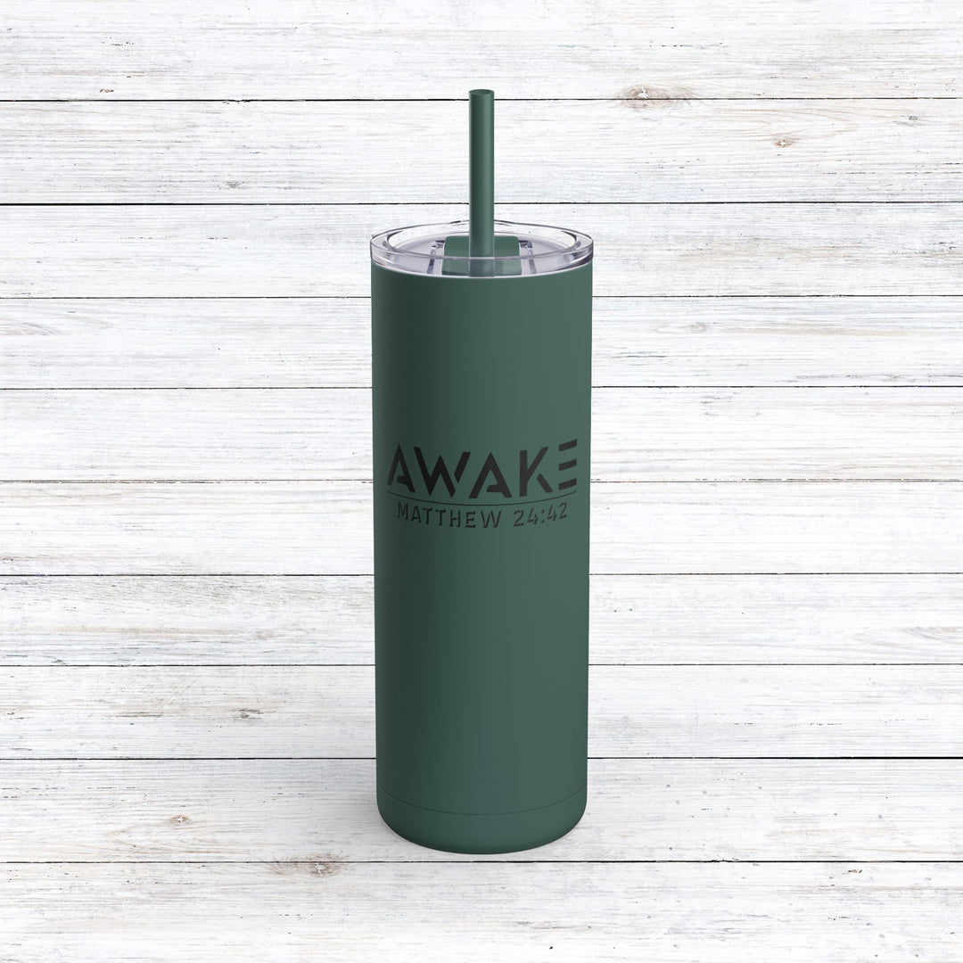 Christian Tumbler Awake Mug Deep Teal 20oz Matte