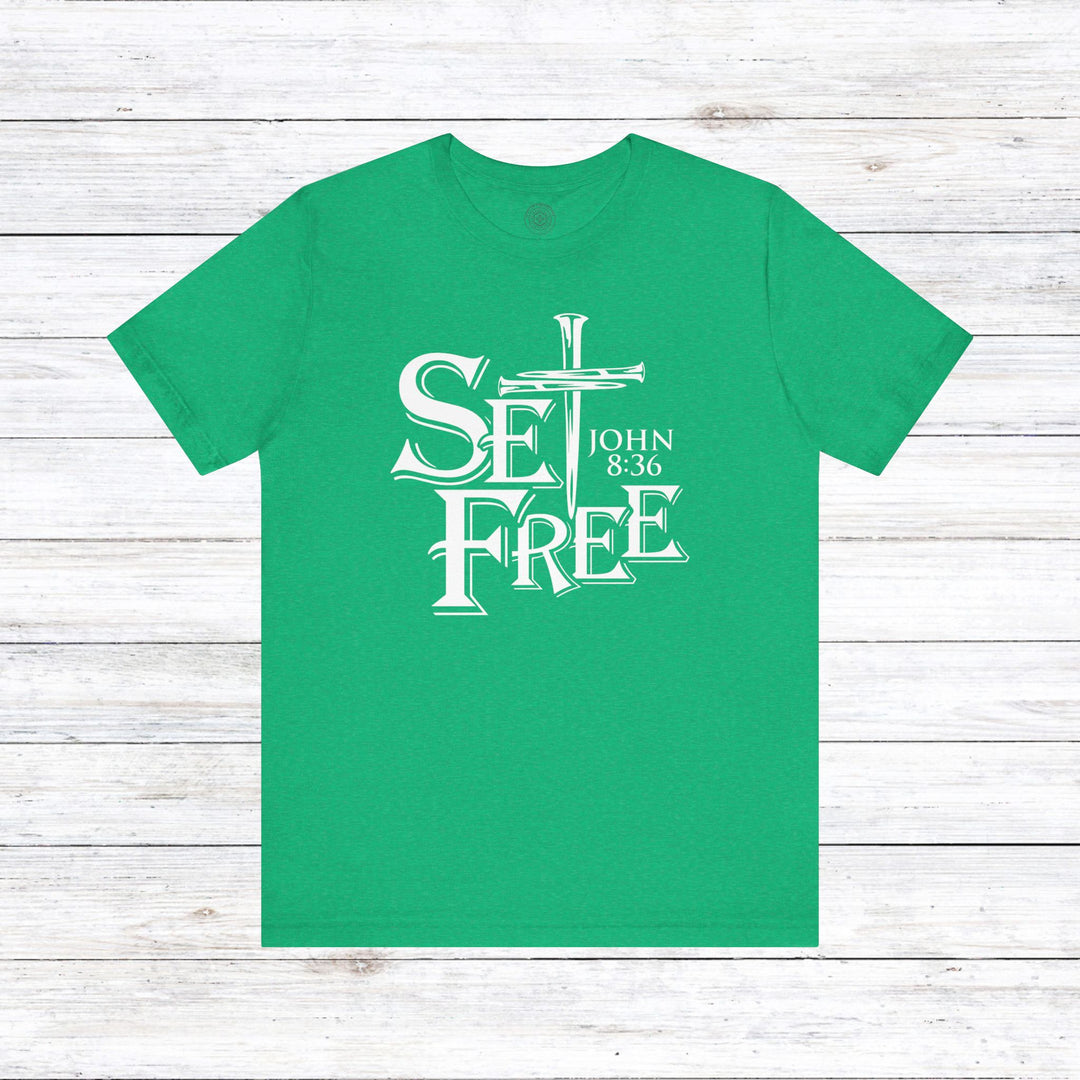 Set Free Unisex T-Shirt T-Shirt Heather Kelly S 