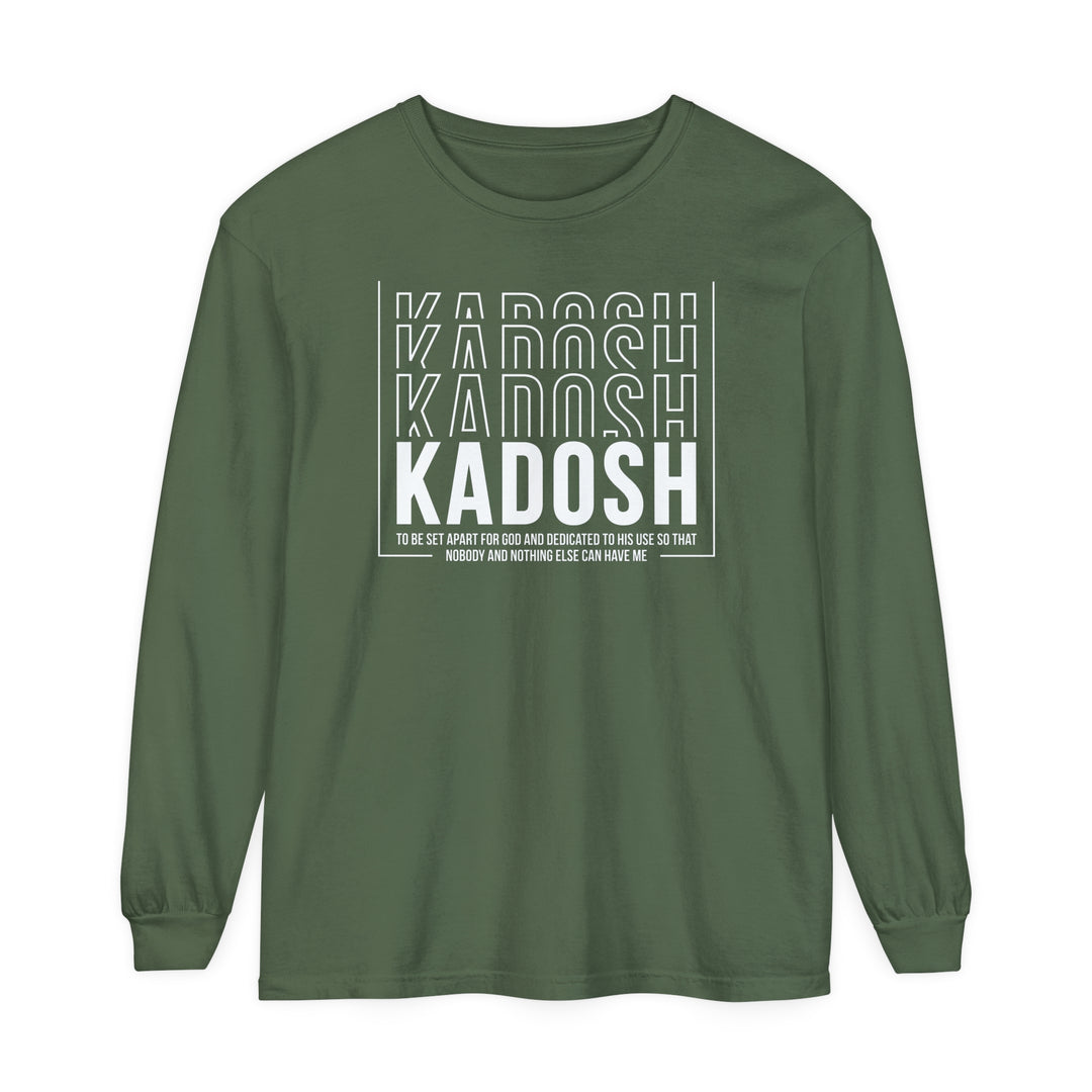 Kadosh Dedicated To His Use Long Sleeve Shirt Long-sleeve Hemp S 