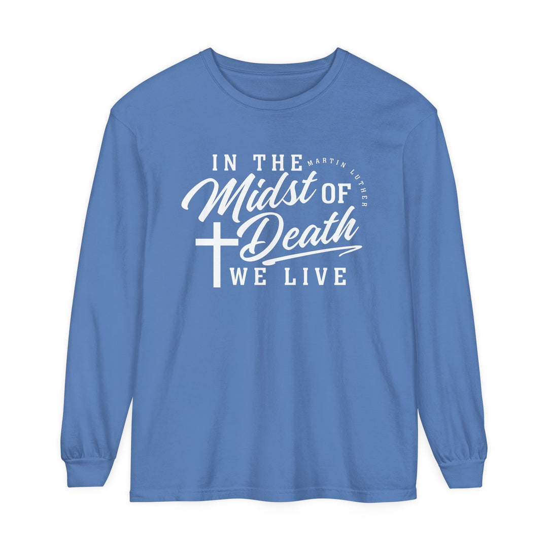 Midst of Death Long Sleeve Shirt Long-sleeve Flo Blue S 