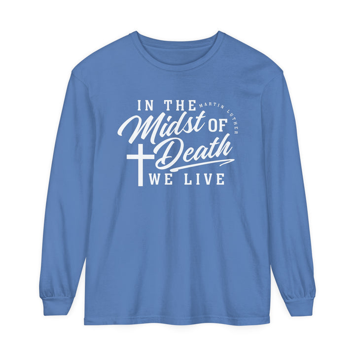 Midst of Death Long Sleeve Shirt Long-sleeve Flo Blue S 