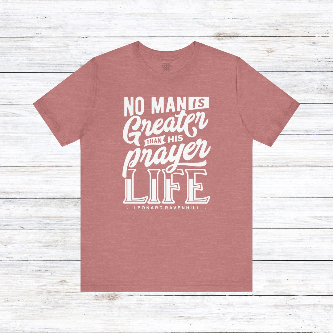 Prayer Life Unisex T-Shirt T-Shirt Heather Mauve S 