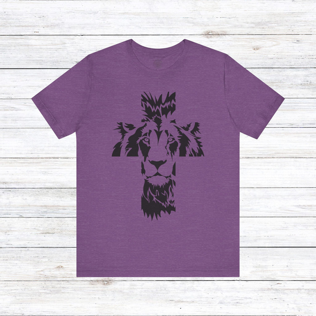 Aslan Cross Unisex T-Shirt T-Shirt Heather Team Purple S 