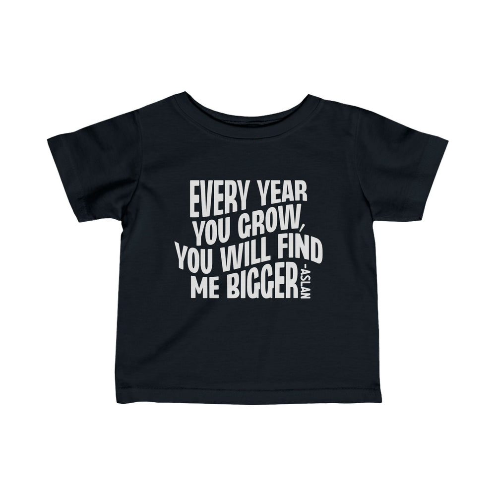 Every Year You Grow Baby Tee Kids clothes Black 6M 