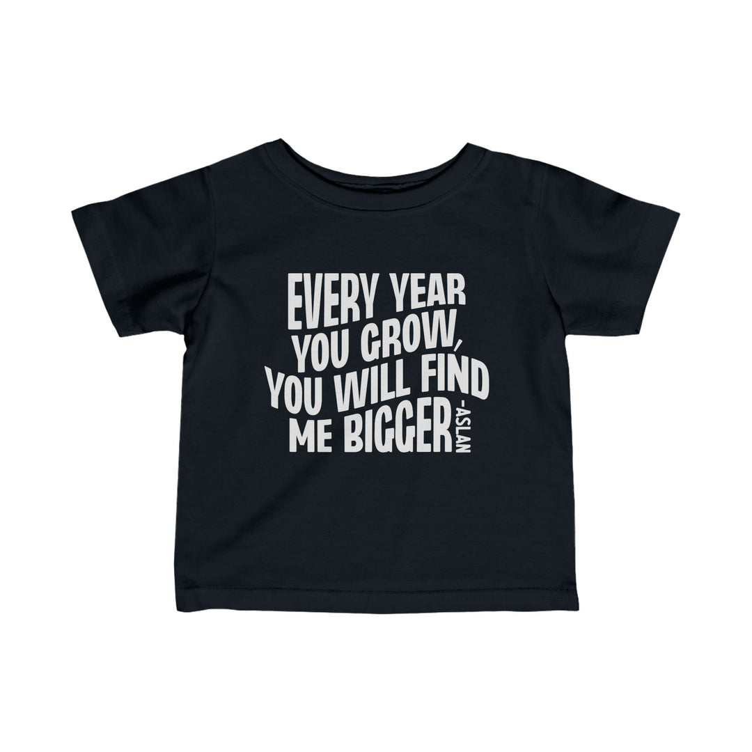 Every Year You Grow Baby Tee Kids clothes Black 6M 