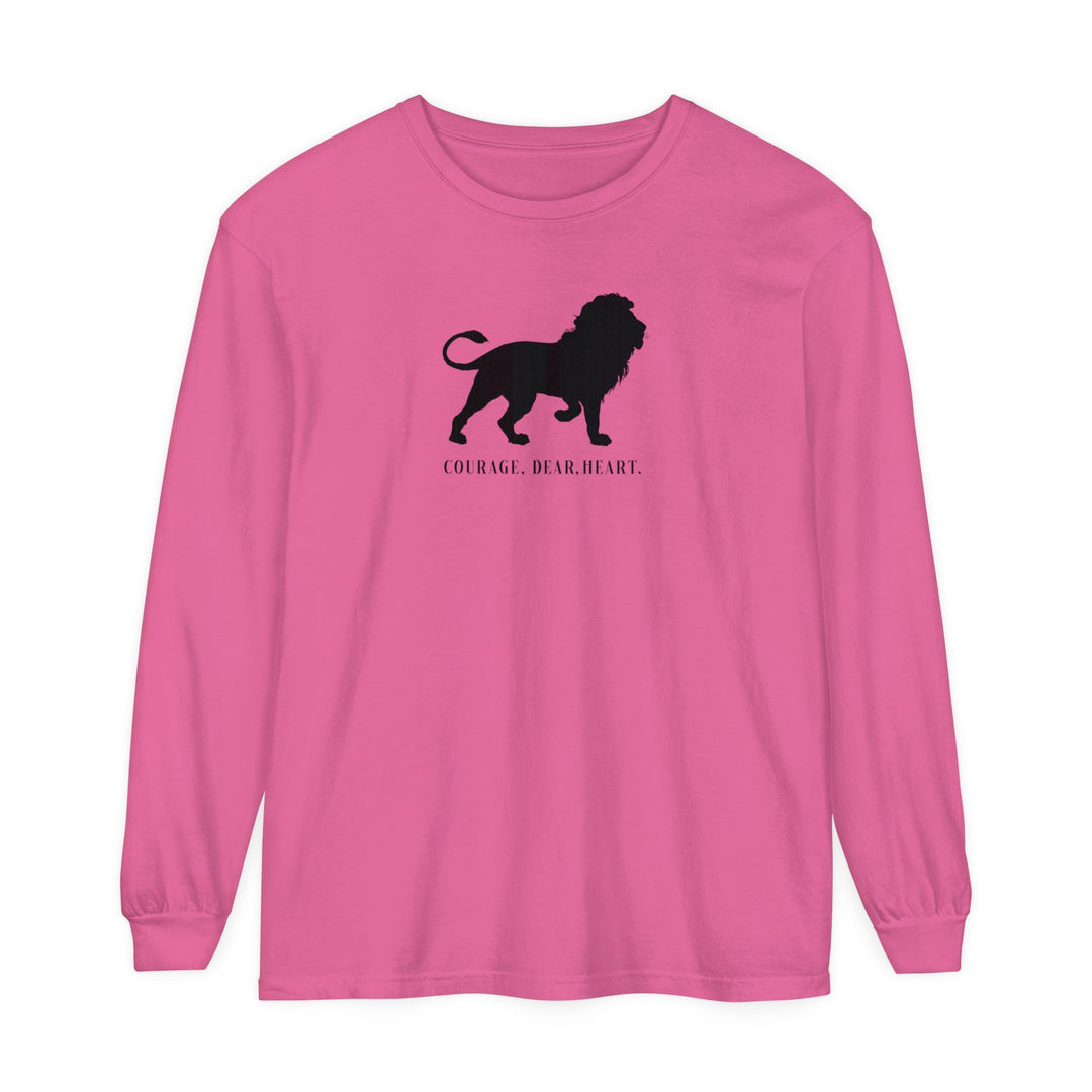 Courage Dear Heart Long Sleeve Shirt Long-sleeve Crunchberry S 