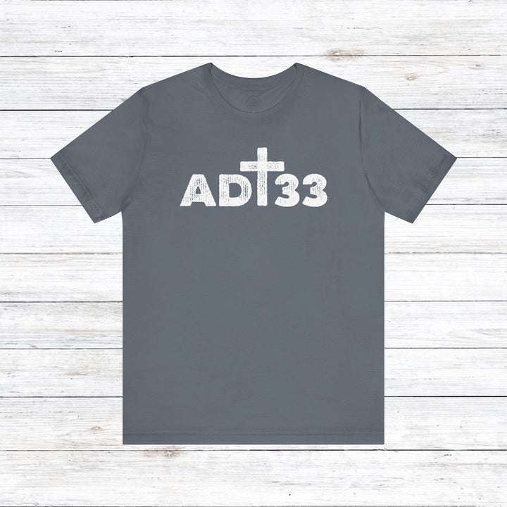 AD 33 Unisex T-Shirt T-Shirt Steel Blue S 