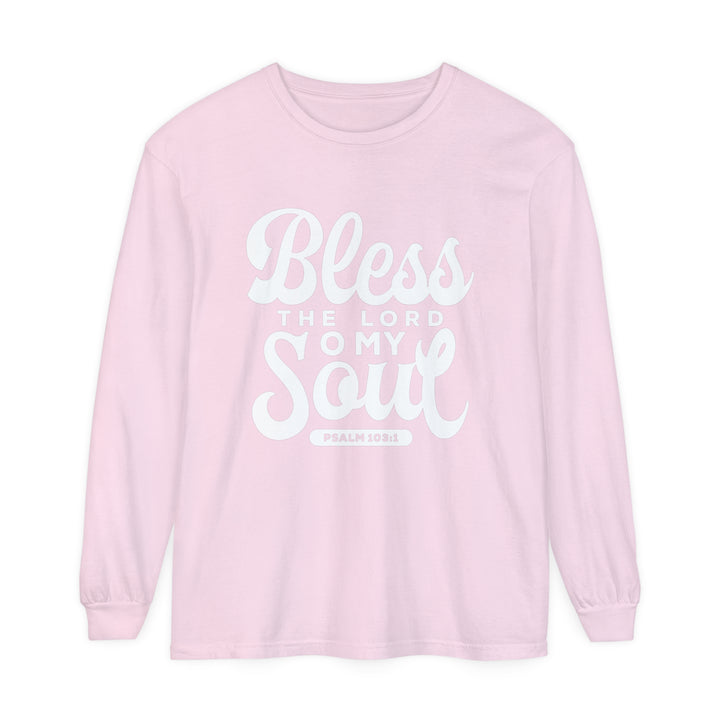 Bless The Lord Long Sleeve Shirt Long-sleeve Blossom S 