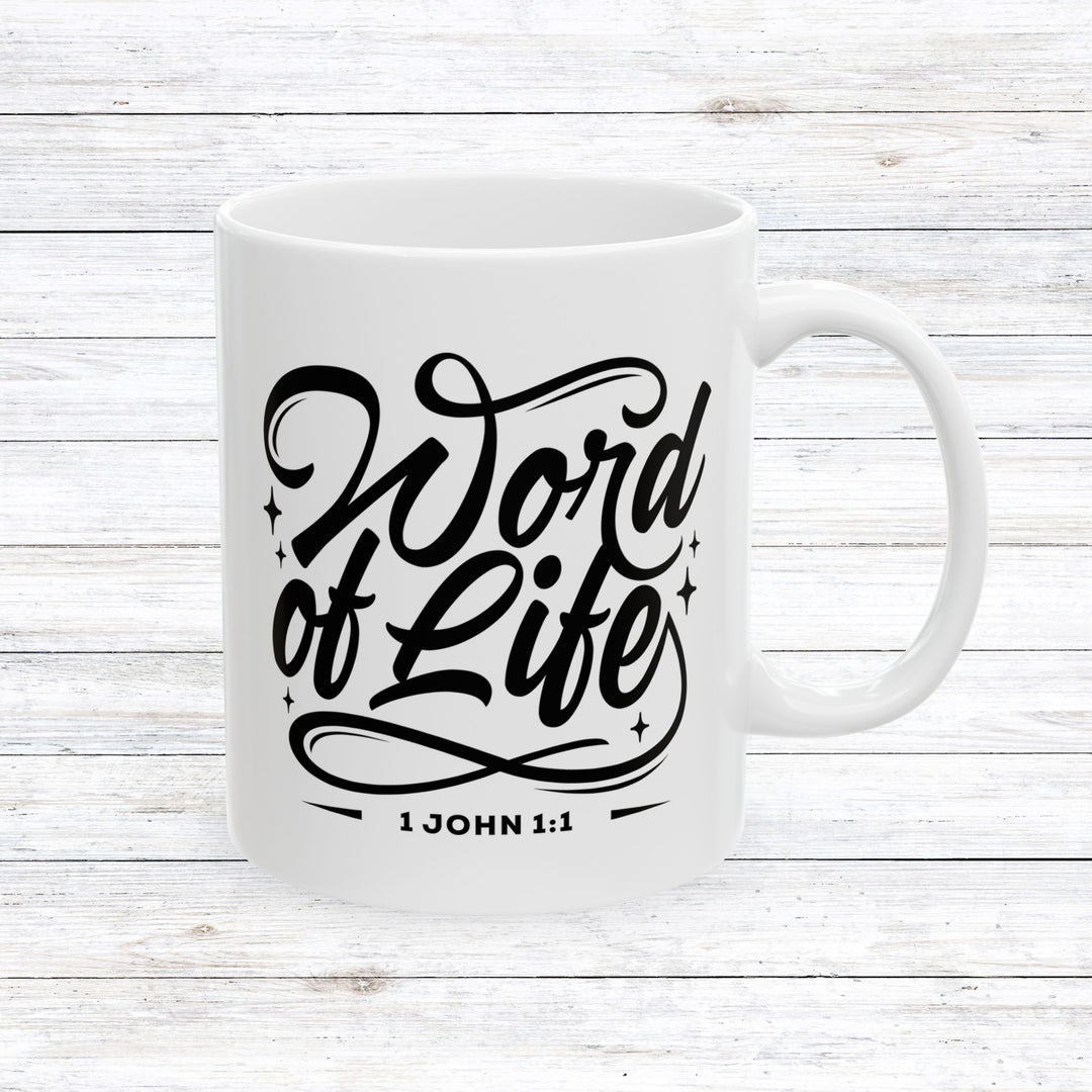 Christian Coffee Mug Word of Life Ceramic Mug 11oz  