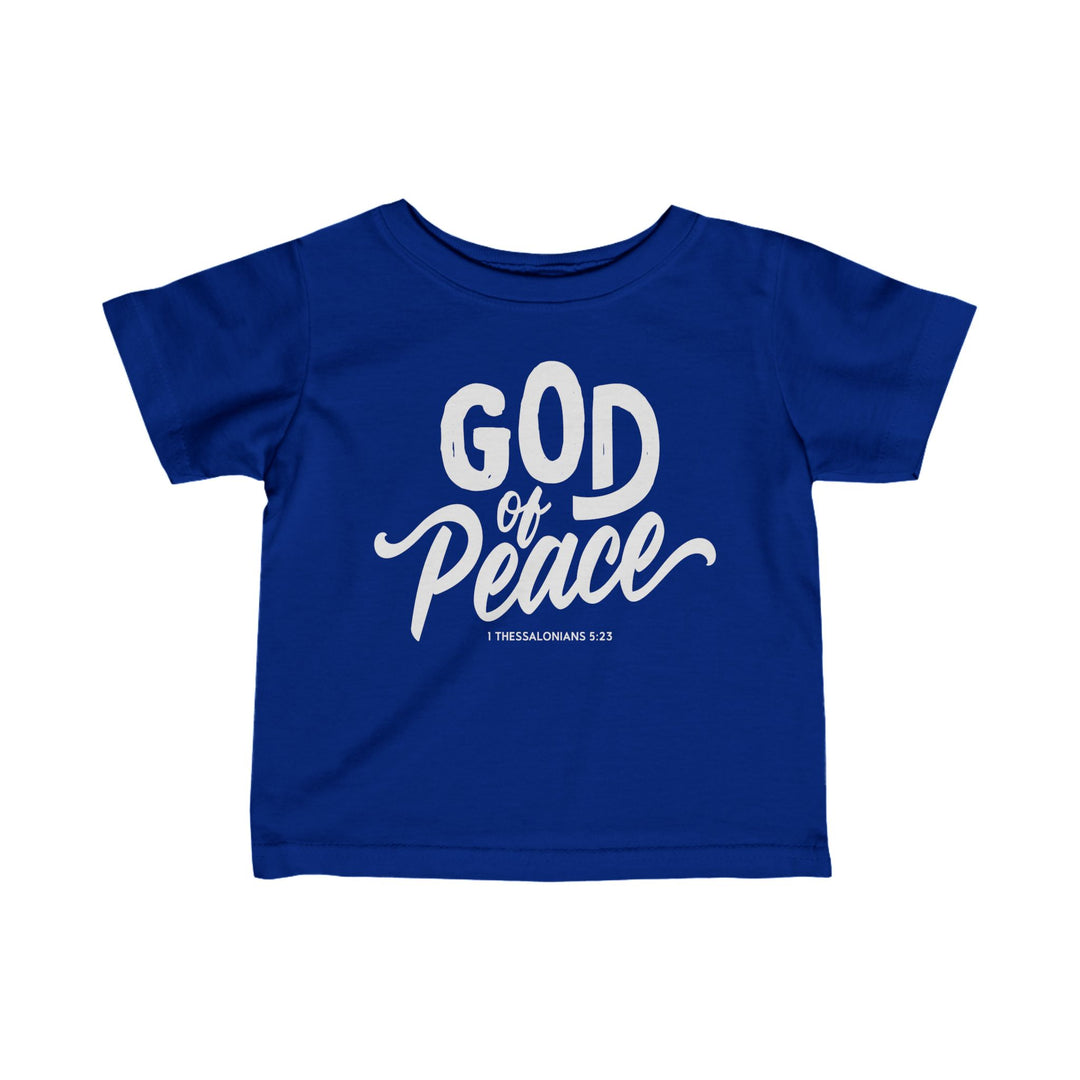 God of Peace Baby Tee Kids clothes Royal 6M 