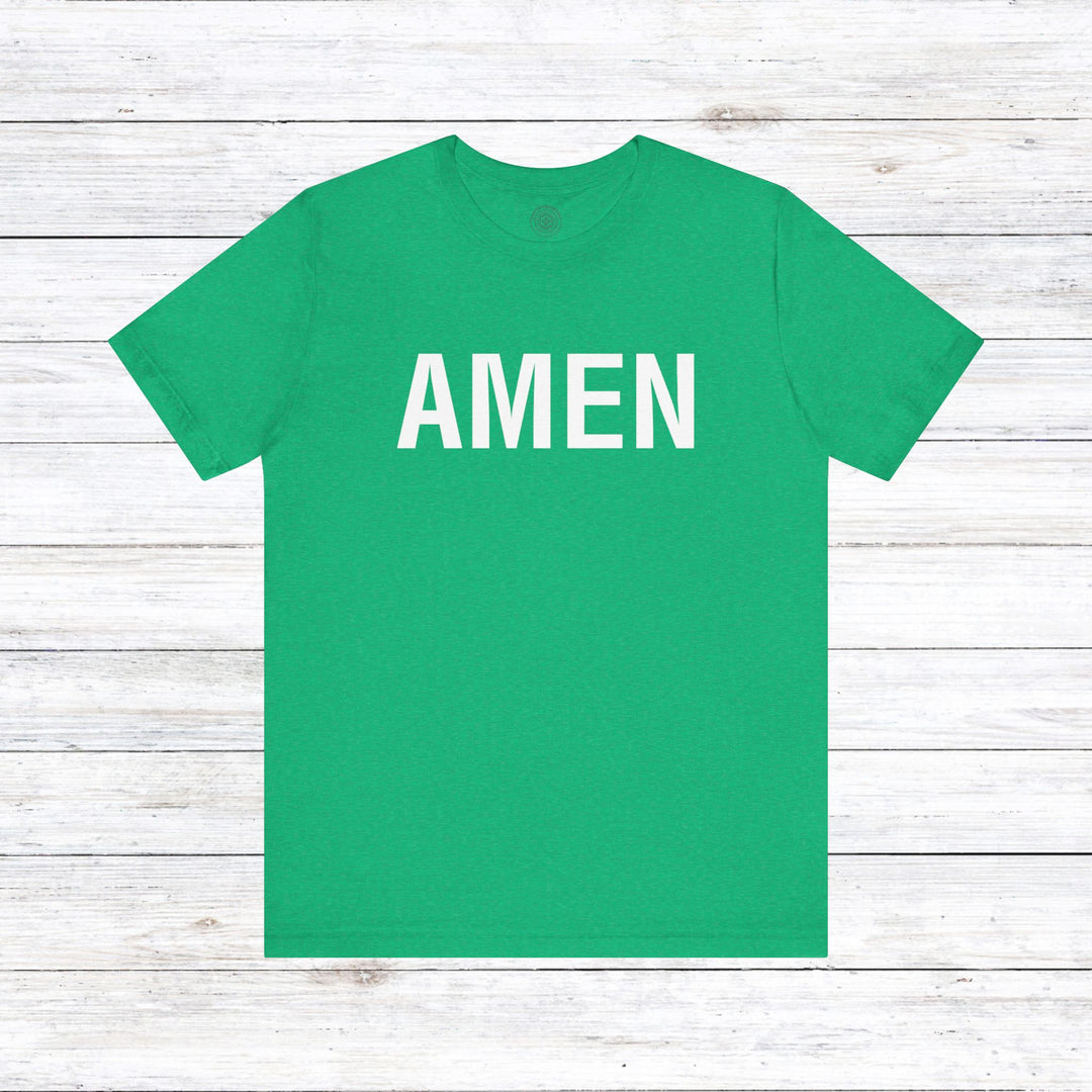 Amen Unisex T-Shirt T-Shirt Heather Kelly S 