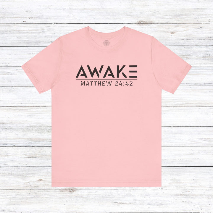 Awake Unisex T-Shirt T-Shirt Pink S 