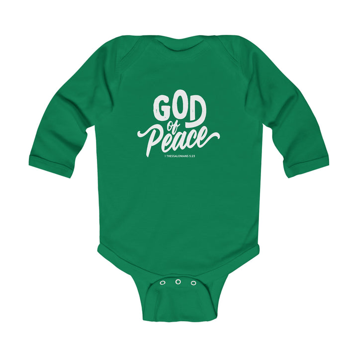 God of Peace Infant Long Sleeve Bodysuit Kids clothes Kelly NB (0-3M) 