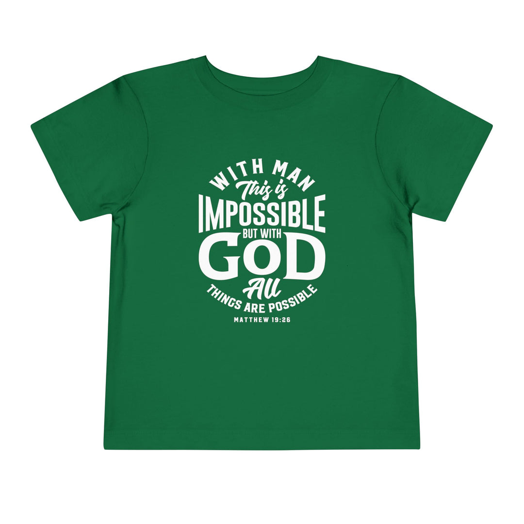 All Things Possible Toddler Tee Kids clothes Kelly 2T 