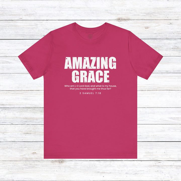 Amazing Grace Unisex T-Shirt T-Shirt Berry S 