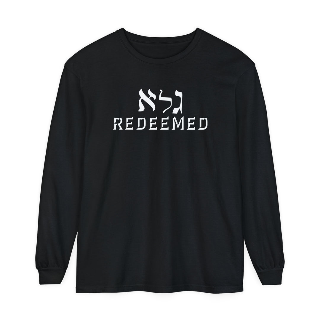 Redeemed Long Sleeve Shirt Long-sleeve Black S 