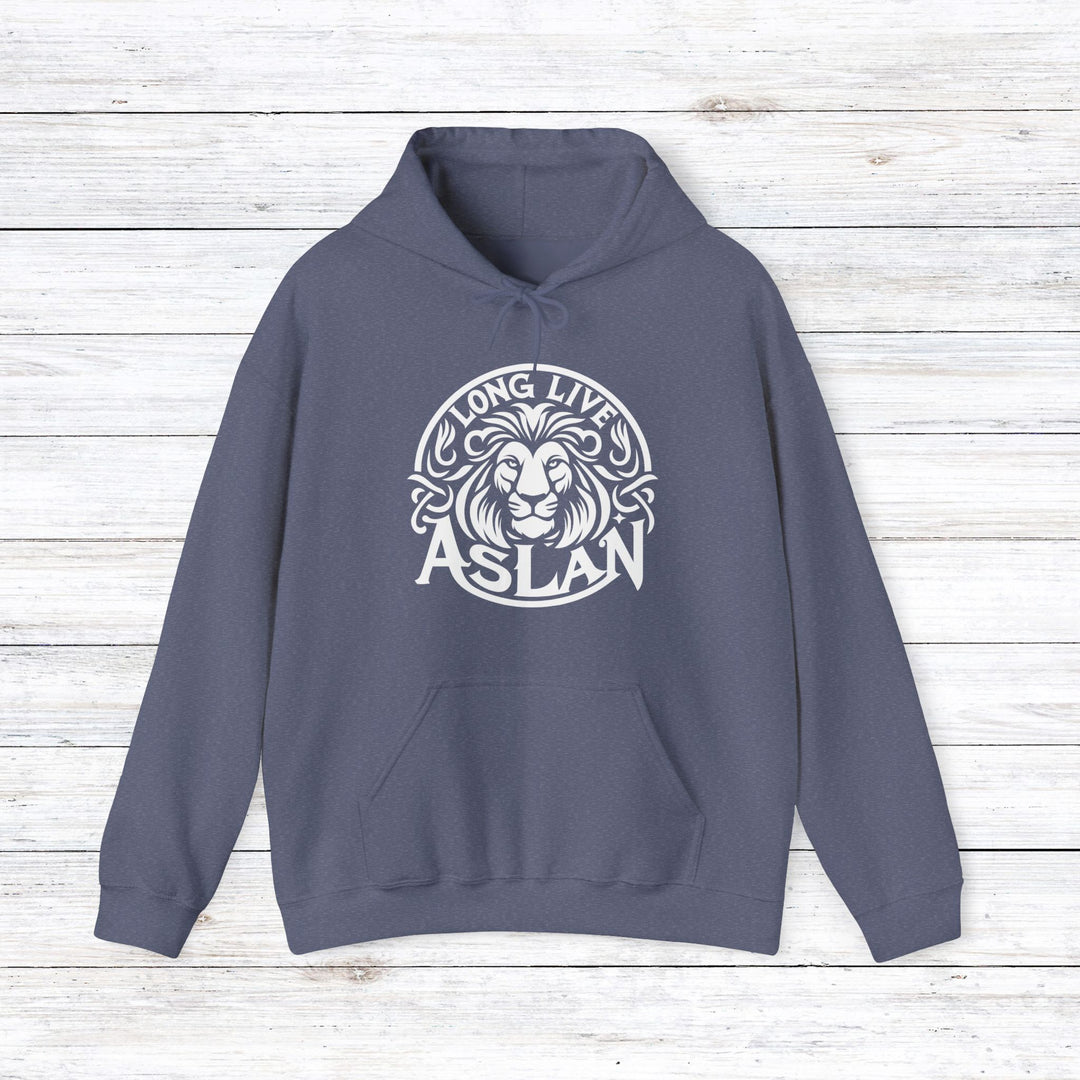 Long Live Aslan Hoodie Hoodie Heather Navy S 