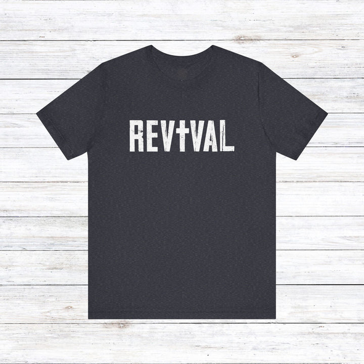 Revival Unisex T-Shirt T-Shirt Heather Navy S 