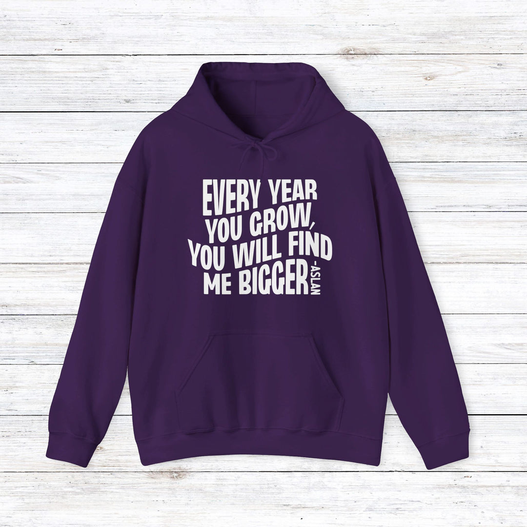 Every Year You Grow  Hoodie Hoodie Purple S 