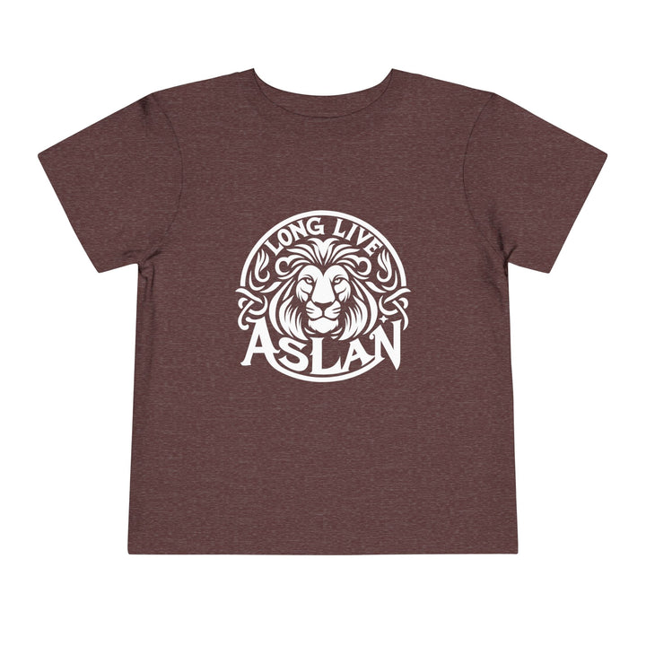 Long Live Aslan Toddler Tee Kids clothes Heather Maroon 2T 