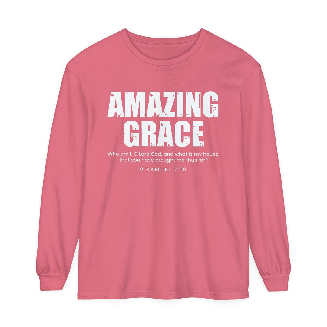 Amazing Grace Long Sleeve Shirt Long-sleeve Watermelon S 