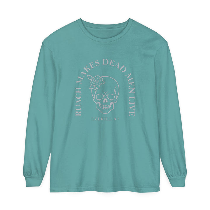 Ruach Makes Dead Men Live Long Sleeve Shirt Long-sleeve Seafoam S 