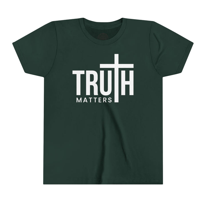 Truth Matters Youth T-Shirt Kids clothes Forest S 