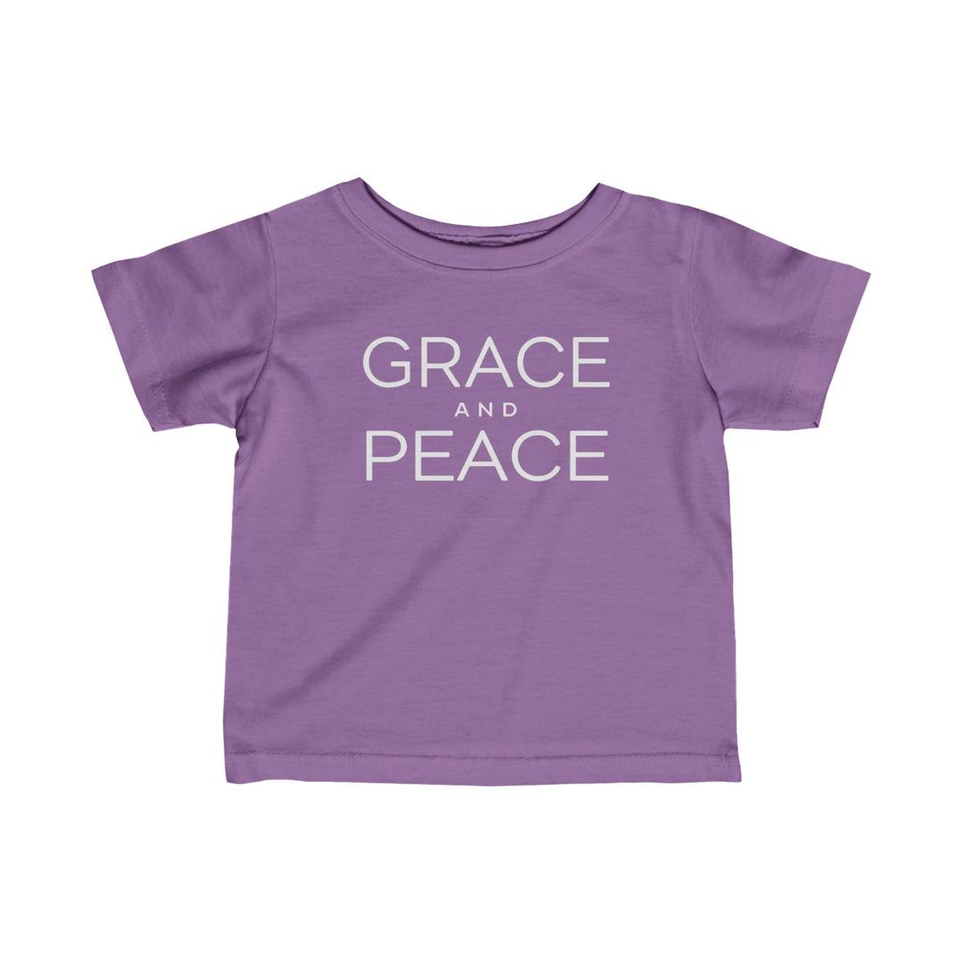 Grace and Peace Baby Tee Kids clothes Lavender 6M 