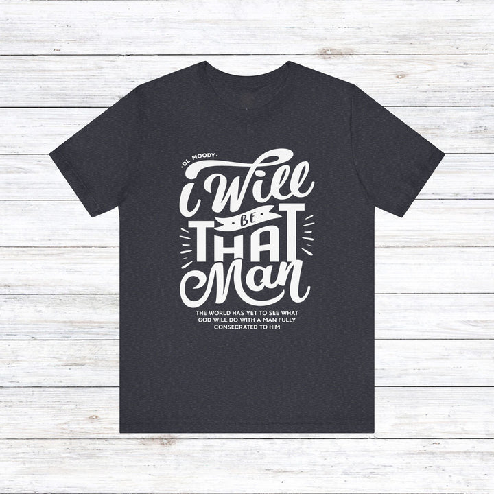 That Man Unisex T-Shirt T-Shirt Heather Navy S 