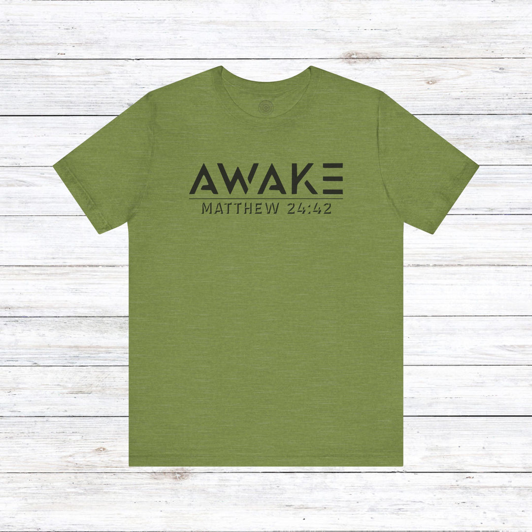 Awake Unisex T-Shirt T-Shirt Heather Green S 