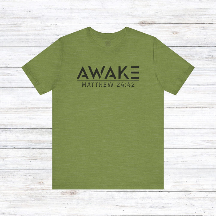 Awake Unisex T-Shirt T-Shirt Heather Green S 