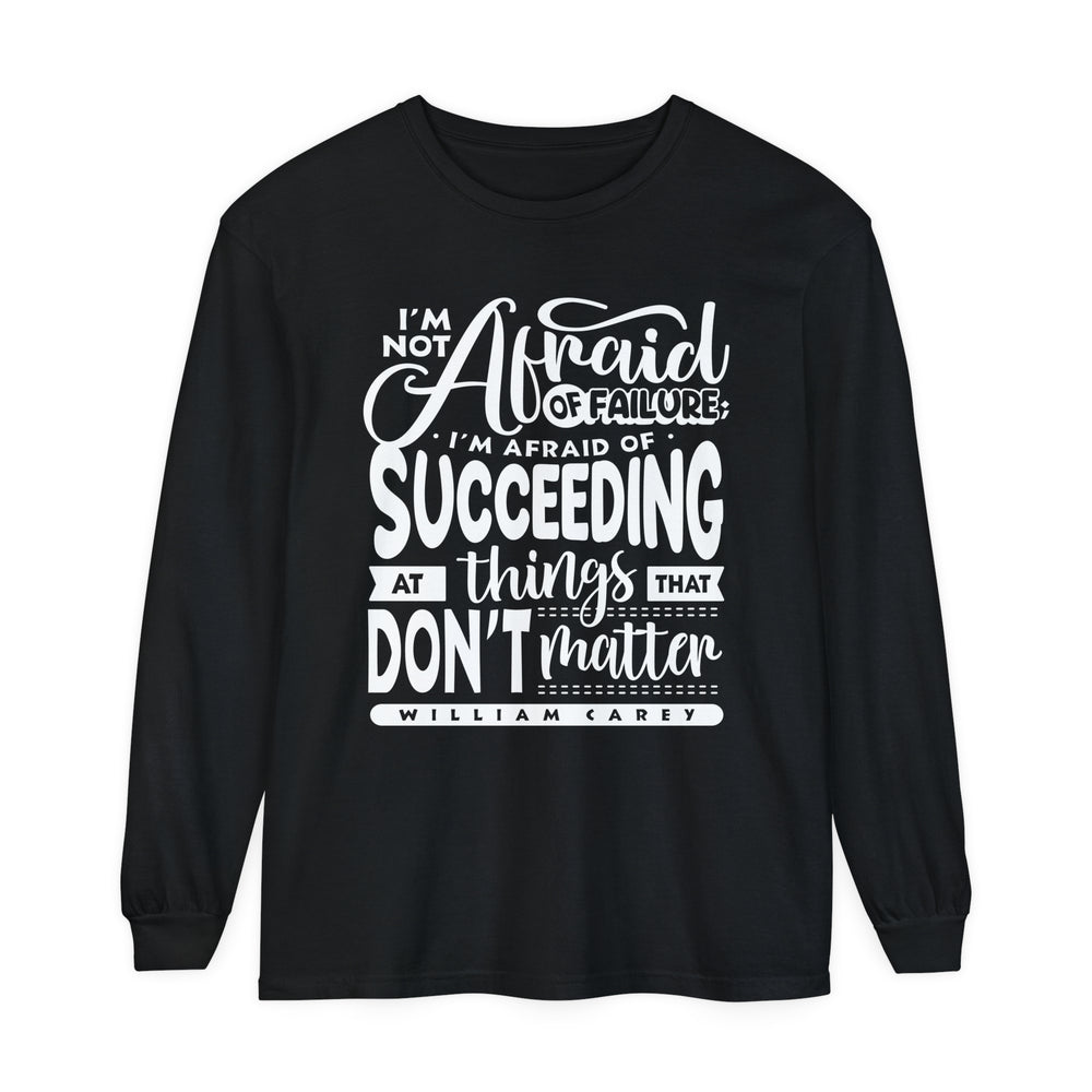 Things That Don't Matter Long Sleeve Shirt Long-sleeve Black S 