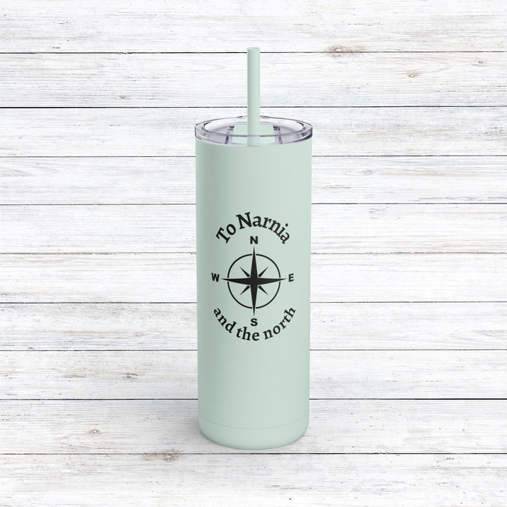 Christian Tumbler To Narnia Mug Seaglass 20oz Matte