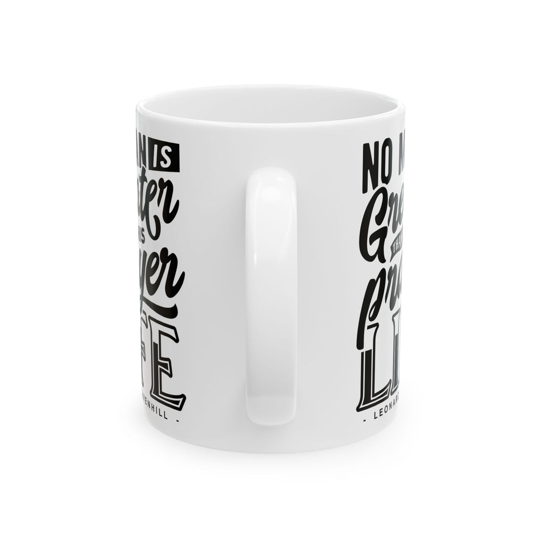 Christian Coffee Mug Prayer Life Ceramic Mug   