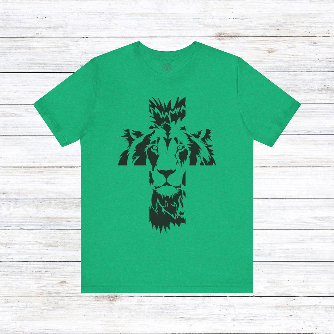 Aslan Cross Unisex T-Shirt T-Shirt Heather Kelly S 