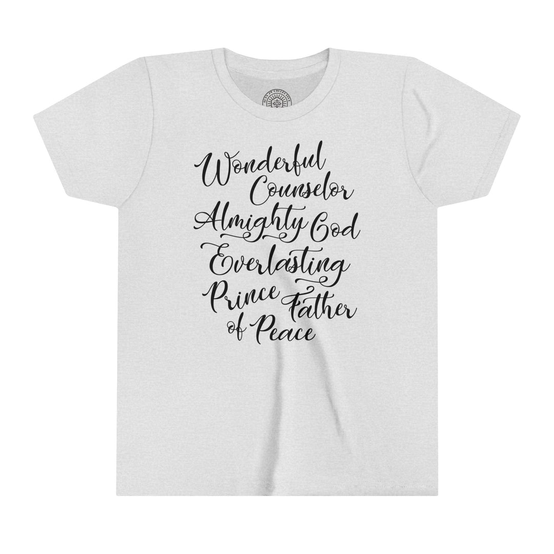 Wonderful Counselor Youth T-shirt Kids clothes Ash S 