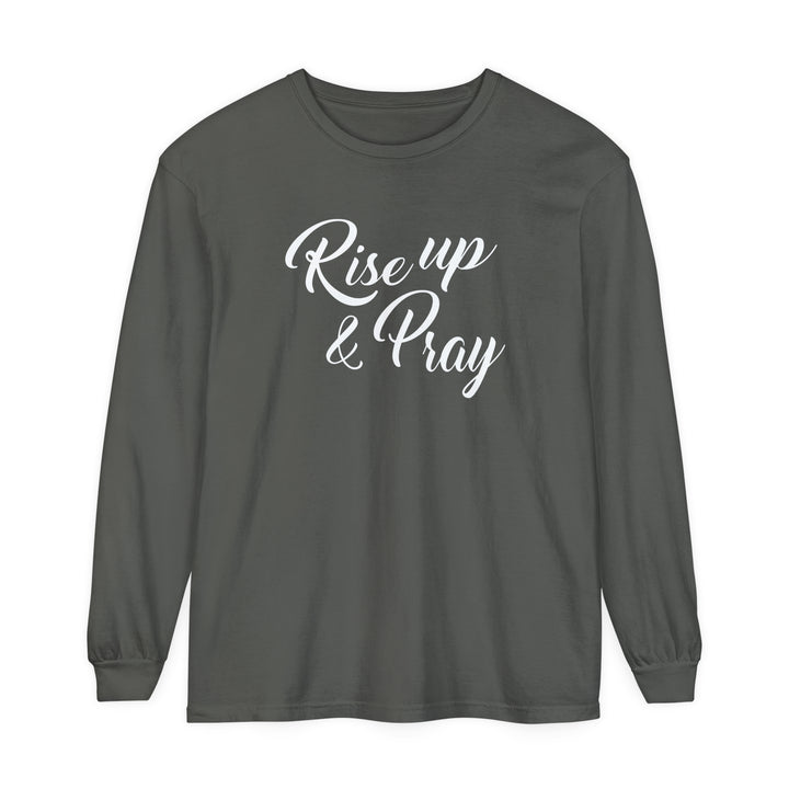 Rise Up and Pray Long Sleeve Shirt Long-sleeve Pepper S 